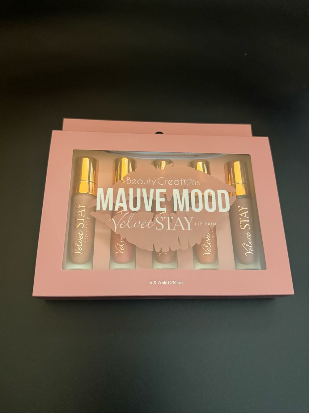 Beauty Creations Mauve Mood Velvet Stay Lip Paint Set - Mauve Pink Tones